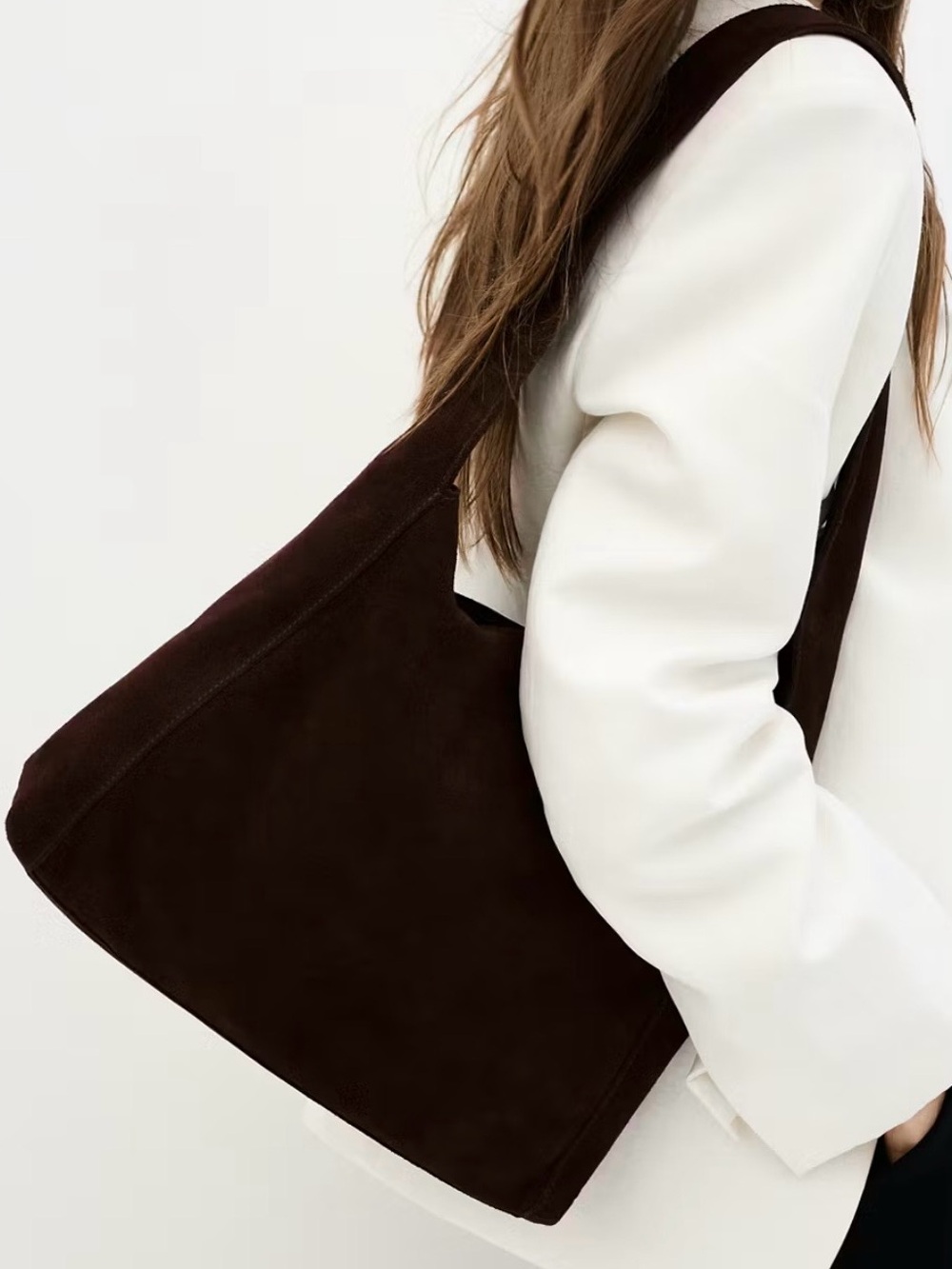 Suede Shoulder Bag